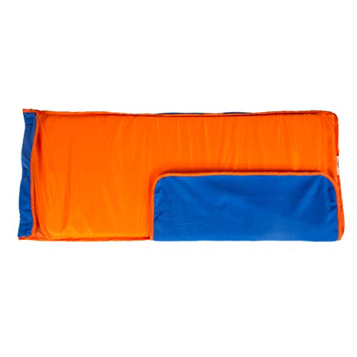 Pacific Play Tents 70010 Kids Day Dreamer Nap Sleep Mat con bolsa de transporte, 47 x 20.7 pulgadas, azul/naranja