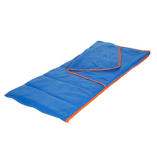 Pacific Play Tents 70010 Kids Day Dreamer Nap Sleep Mat con bolsa de transporte, 47 x 20.7 pulgadas, azul/naranja