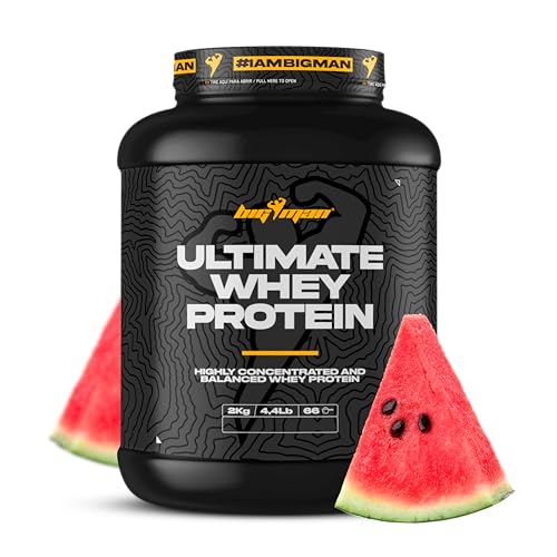 Pack BigMan Ultimate WHey Proteina 2kg (Sandia) + Adrenaline Fx 30 Caps + Shaker REGALO | Ganador Masa Muscular | Ayudar a Adelgazar | Regalos | Recuperación Deportiva | Tonifiacación