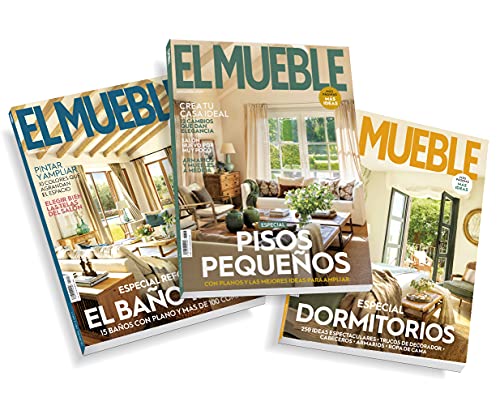 Pack El Mueble # 703 Pisos Pequeños, # 705 Especial Dormitorios y # 706 Especial Baños