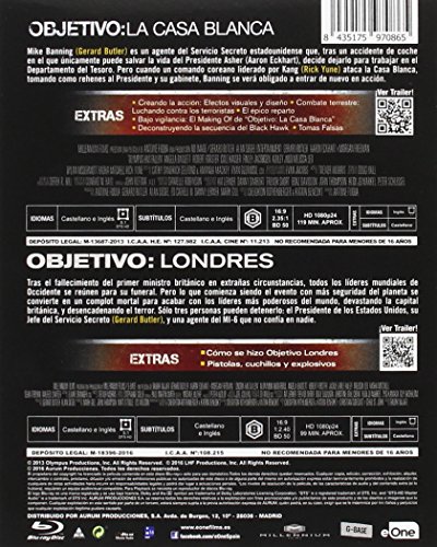 Pack Objetivo La Casa Blanca + Objetivo Londres Blu-Ray [Blu-ray]