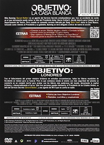 Pack Objetivo La Casa Blanca + Objetivo Londres [DVD]