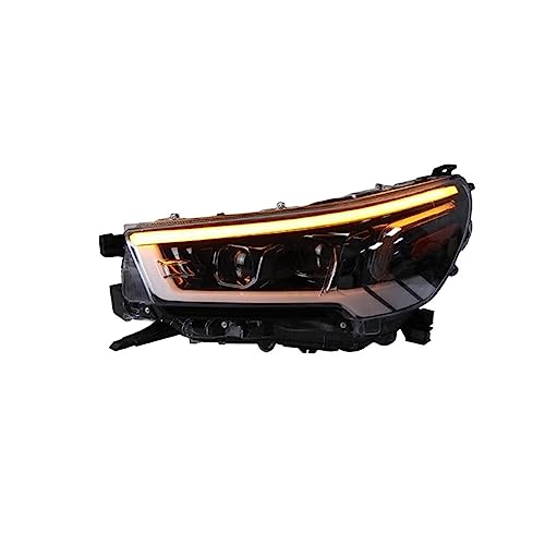 Pacum Estilo de coche Compatible con faros Hilux 2021 2022 HILUX VIGO Hilux Revo lámpara de cabeza bi-lente accesorios de señal de giro dinámico