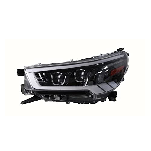 Pacum Estilo de coche Compatible con faros Hilux 2021 2022 HILUX VIGO Hilux Revo lámpara de cabeza bi-lente accesorios de señal de giro dinámico