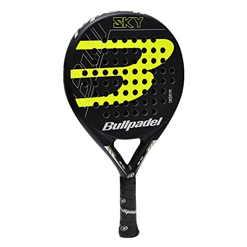 PADEL NUESTRO | BPadel Sky + Overgrip Incluido| Pala de Padel Fabricada en Fibra de Carbono y Fibra de Vidrio + Overgrip - Raqueta de Pádel para Hombre de Nivel Intermedio