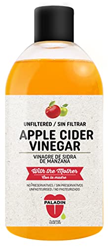 PALADIN VINAGRE DE SIDRA DE MANZANA SIN FILTRAR 500ml - CAJA DE 6 UNIDADES