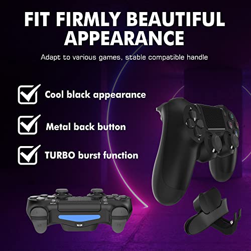 Palancas Mando para PS4 - Controller Paddles Scuff Attachment, accesorio de botón trasero para Playstation 4 Gamepad, botones de repuesto extendidos