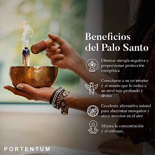 Palo Santo Incienso Natural XL - 50 gr. (4-7ud.) Origen Perú - Madera Sagrada para Quemar, Auténtico, en Pack Premium