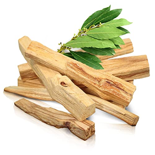 Palo Santo Incienso Natural XL - 50 gr. (4-7ud.) Origen Perú - Madera Sagrada para Quemar, Auténtico, en Pack Premium