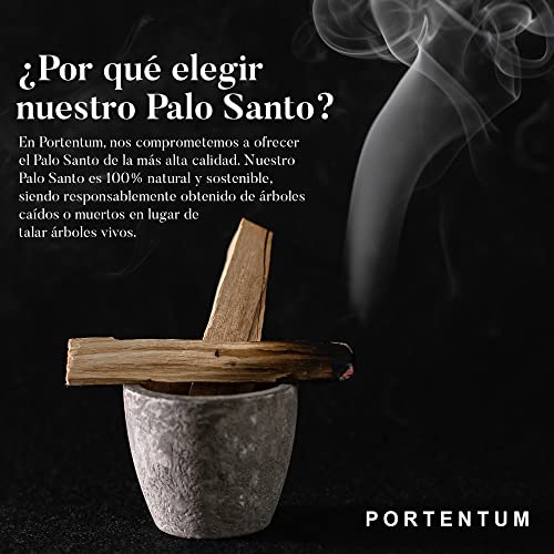 Palo Santo Incienso Natural XL - 50 gr. (4-7ud.) Origen Perú - Madera Sagrada para Quemar, Auténtico, en Pack Premium