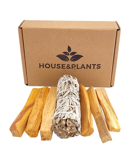 Palo Santo para quemar, Salvia Blanca para quemar, Incienso palo santo, Incienso natural sin toxicos, Salvia, Sahumerios, Palo santo natural, Kit Regalo