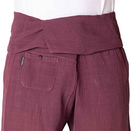 PANASIAM Fisherman Pants HW, bordeux-Red XL