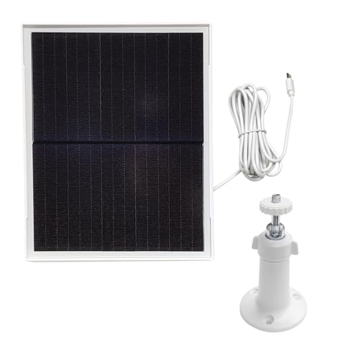 Panel Solar de 8W IP65, USB tipo C 5V, con Cable de 3 metros, Carga de telefonos, Camara de Seguridad