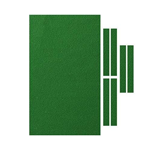 Paño de billar profesional para mesa de billar de 2,5 m, apto para mesa estándar de 9 m, para interior de billar y deporte, juego de accesorios, color verde