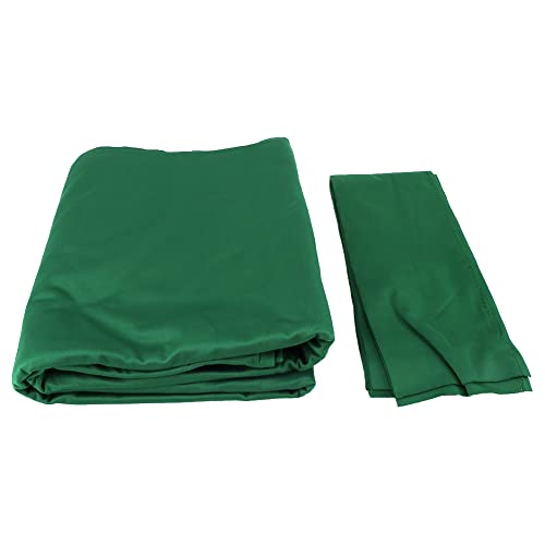 Paño de billar profesional para mesa de billar de 2,5 m, apto para mesa estándar de 9 m, para interior de billar y deporte, juego de accesorios, color verde