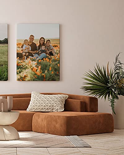 Panorama Cuadro Personalizado con Foto en Lienzo - 35x50 cm - Bastidor de Madera - Fabricado en España