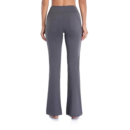 Pantalones Yoga Mujer 2023 Pantalon Campana Largos Color Sólido Yoga Pants Flare Pantalon Mujer Zumba Opaco Leggins Deportivos Mujer Sweatpants para Running Training Estiramiento Yoga Y Pilates