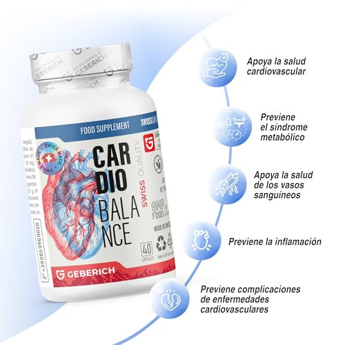 (Paquete de 2) Cardiobalance – Salud Cardiovascular – 40 Cápsulas – con Coenzima Q10, L-arginina