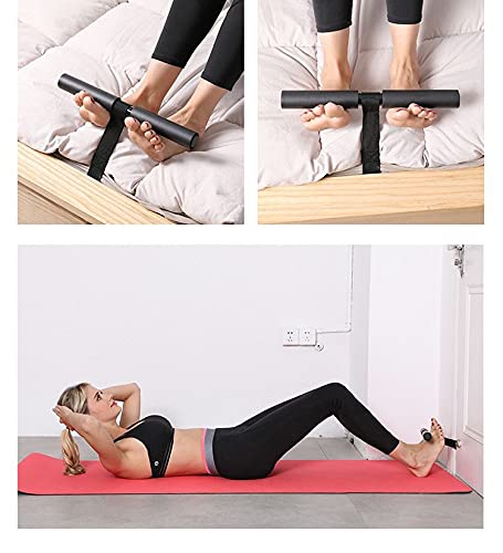 Para Abdominal A Aid Reposapiés Músculos A Door-sit-up Para Para Masticar Y Equipos De Fitness Y Yoga Bloques De Corcho (black, One Size)