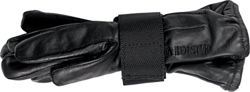 PARABELLUM Porta Guantes Cordura con Velcro Color Negro