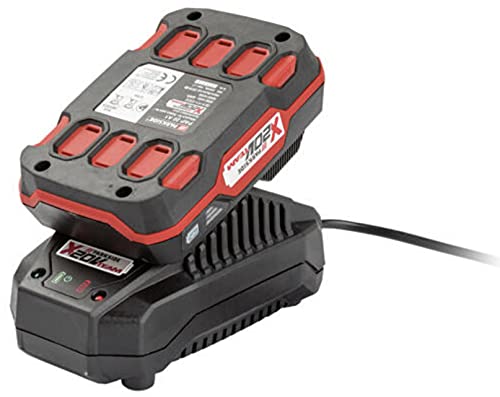 Parkside PAP 20 A1+ Cargador PLG20 A1, batería de iones de litio potente de 2 Ah con 3 fases (todas las herramientas de la serie Parkside 20 V Team Power Tool viene con enchufe británico)