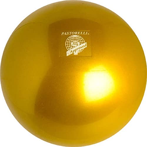 Pastorelli Pelota de gimnasia rítmica de nueva generación, 18 cm, color dorado