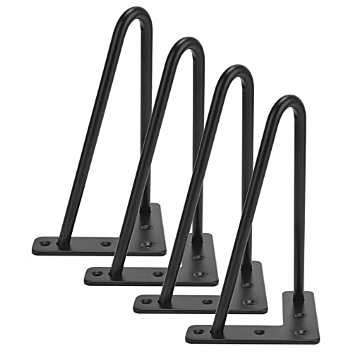 Patas para Mesa de Horquilla, 4 Piezas de Patas de Horquilla de Hierro para Mesa y Muebles, Patas de Escritorio de Mesa Accesorios para el Hogar para Muebles de Manualidades de Bricolaje(20 cm)