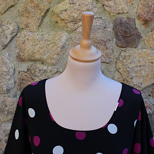 Patrón de costura vestido flamenca Rociero de mujer para hacerlo tú misma. Tutorial en vídeo para ayudarte a realizarlo. Talla 36 a la 52. Patrón multitalla en papel.