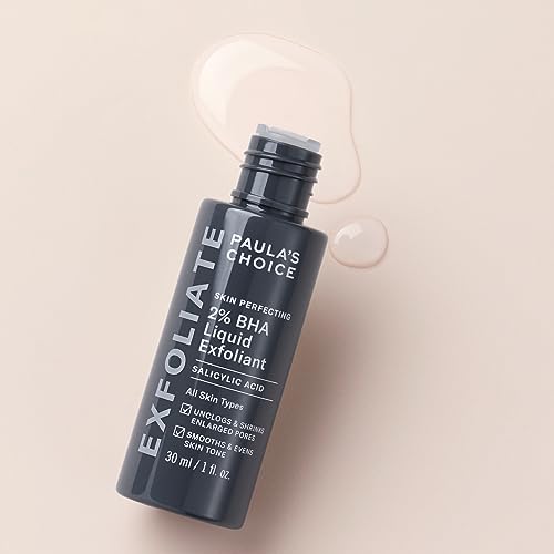 Paula's Choice SKIN PERFECTING 2% BHA Exfoliante Liquido - Peeling Facial Combate los Puntos Negros, Poros Dilatados, Imperfecciones y Acne - con Ácido Salicílico - Piel Mixta a Grasa - 30 ml