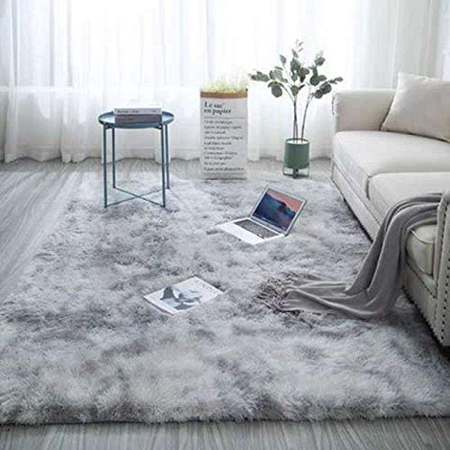 Pauwer Alfombra de Pelo Alto, Grande, Suave, 160 x 230 cm, mullida, Lavable, para Dormitorio, salón