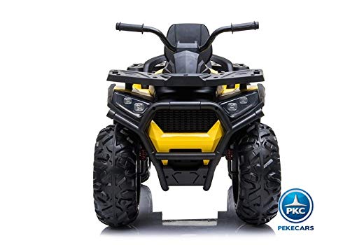 PEKECARS Quad Eléctrico Desert 12V 2.4G Amarillo