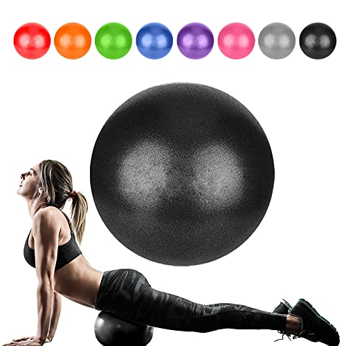 Pelota de pilates, pelota de gimnasia pequeña, 22 cm, pelota de pilates, pelotas de gimnasia para niños, pelota de fitness, yoga, fitball, oficina, ergonómica, dispositivos de equilibrio para yoga,