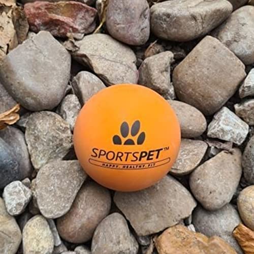 Pelotas de goma para perros SPORTSPET High Bounce Paquete de 3 unidades