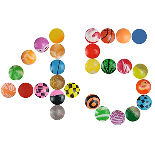 Pelotas Saltarinas para Niños, 40pcs Pelota Saltarina 30mm, Pelotas Saltarinas de Goma, Pelotas para Niños, ideal como Regalo o Regalo para Cumpleaños Infantiles, Niños y Niñas