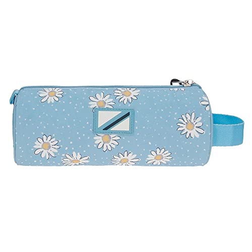 Pepe Jeans Katherine Estuche Redondo Azul 23x9x9 cms Poliéster