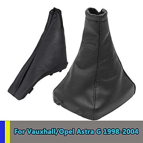 Perilla de cambio de marchas Polaina Funda de arranque Cuello Cubierta de freno de mano para Astra II G 1998 1999 2000 2001 2002 2003-2010