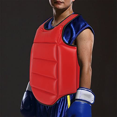 Peto de boxeo protector para el cuerpo, Kickboxing reversible Muay Thai, protección para el cuerpo, boxeo, artes marciales, escudo costal, armadura taekwondo Training reversible