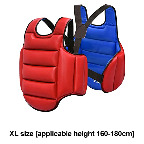 Peto de boxeo protector para el cuerpo, Kickboxing reversible Muay Thai, protección para el cuerpo, boxeo, artes marciales, escudo costal, armadura taekwondo Training reversible