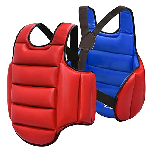 Peto de boxeo protector para el cuerpo, Kickboxing reversible Muay Thai, protección para el cuerpo, boxeo, artes marciales, escudo costal, armadura taekwondo Training reversible