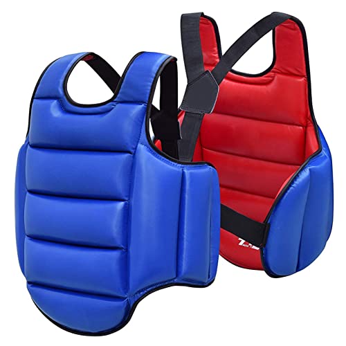 Peto de boxeo protector para el cuerpo, Kickboxing reversible Muay Thai, protección para el cuerpo, boxeo, artes marciales, escudo costal, armadura taekwondo Training reversible