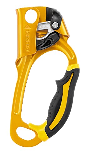 PETZL - Bloqueador Derecha ASCENSION - Unisex, Amarillo, Talla Única