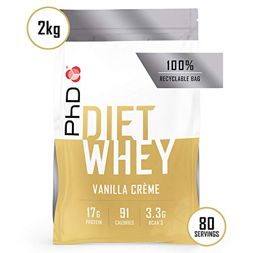 PhD Phd Nutrition Proteína Whey, 80 Porciones 2000G, Proteína Magra En Polvo - Crema De Vainilla 2000 g