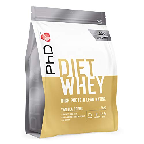 PhD Phd Nutrition Proteína Whey, 80 Porciones 2000G, Proteína Magra En Polvo - Crema De Vainilla 2000 g