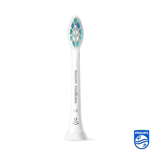 Philips Philips Sonicare Cabezales Originales C2 Optimal Plaque Defence (antes ProResults plaque control) para Cepillo de Dientes Eléctrico Sónico, Pack de 4 en blanco (Modelo HX9024/10)