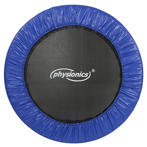 Physionics® Mini Trampolín - Diámetros Disponibles (Ø) 81/91/96/102/114/122 cm, Máx. 100 kg, Soportes Antideslizantes, para Exterior y Interior - Trampolín de Fitness, Ejercicios