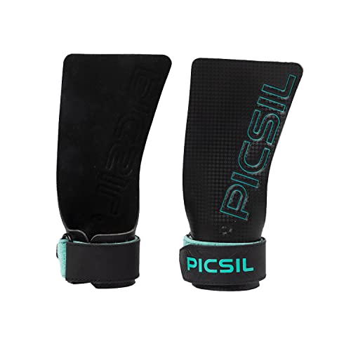 PICSIL Falcon Calleras para Cross Training, Grips con Almohadilla Extra para Mayor Protección y Confort, para Gimnasio, Box, Halterofilia, Previenen Ampollas y Desgarros, Unisex (G, Sin Agujeros)