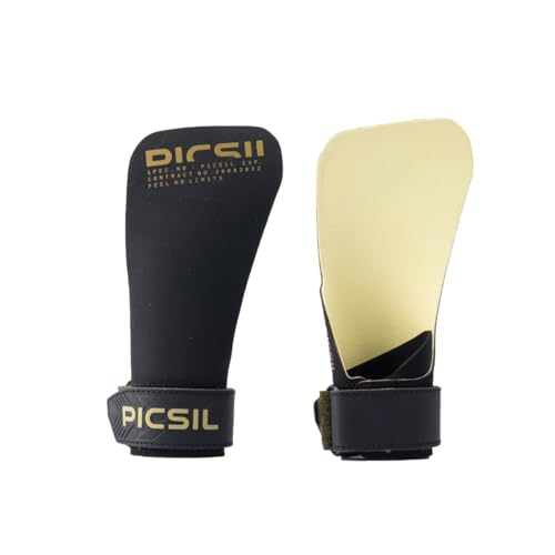 PICSIL Phoenix Calleras de Aramida Sin Agujeros, No Necesitan Magnesio, Protección Integral de la Mano, Fingerless Grips para Cross Training, Gimnasio, Box, Halterofilia, Unisex (G+)