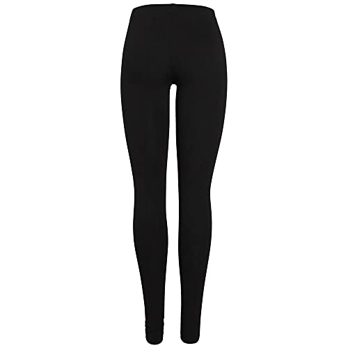 PIECES Pcedita Long Leggings Noos, Negro, 44 (Talla del Fabricante: X-Large) para Mujer