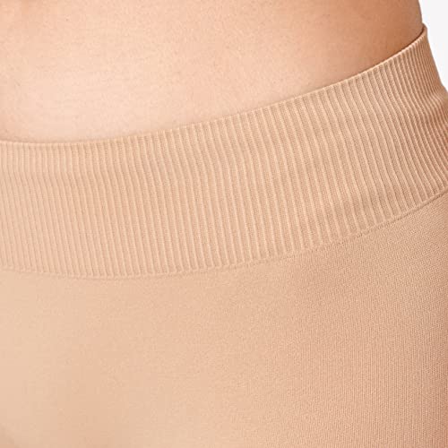 Pieces Pclondon Mini Shorts Noos Culotte, Beige (Nature Nature), 38 (Talla del Fabricante: M/L) para Mujer