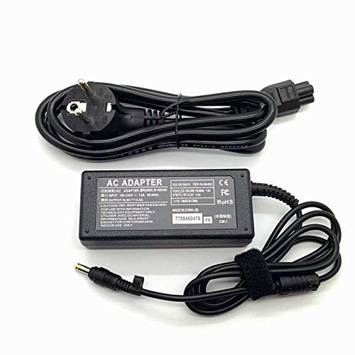 PIEZAS-PORTATILES.COM Reemplazo Adaptador Cargador Compatible con Portátiles HP Pavilion DV1000 DV2000 DV4000 DV5000 Compaq Presario C700 con Punta Amarilla de 4,8mm x 1,7mm 18,5v 3,5a